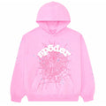 Sp5der OG Web Hoodie Pink