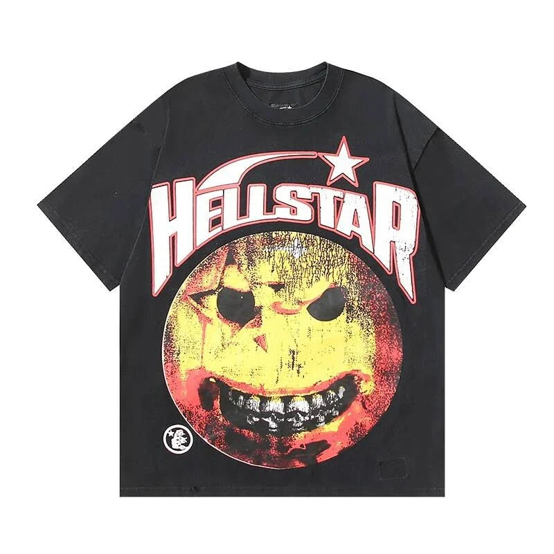 Hellstar Men's Smile Graphic T-Shirt
